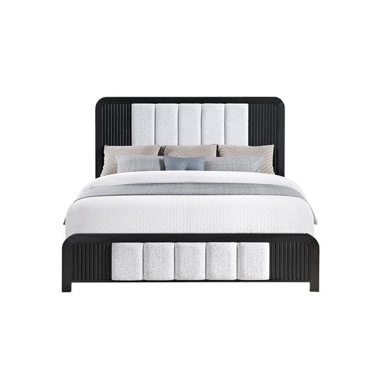 Beverly Black and White Queen Bed