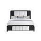 Beverly Black and White Queen Bed