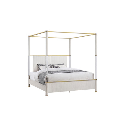 Malco King Oak Four Post Bed