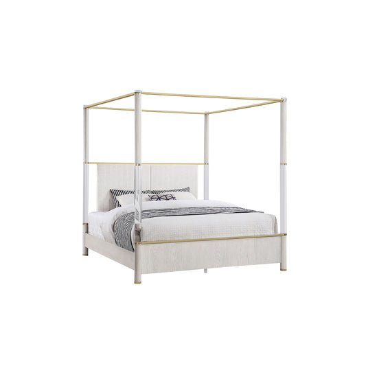 Malco King Oak Four Post Bed
