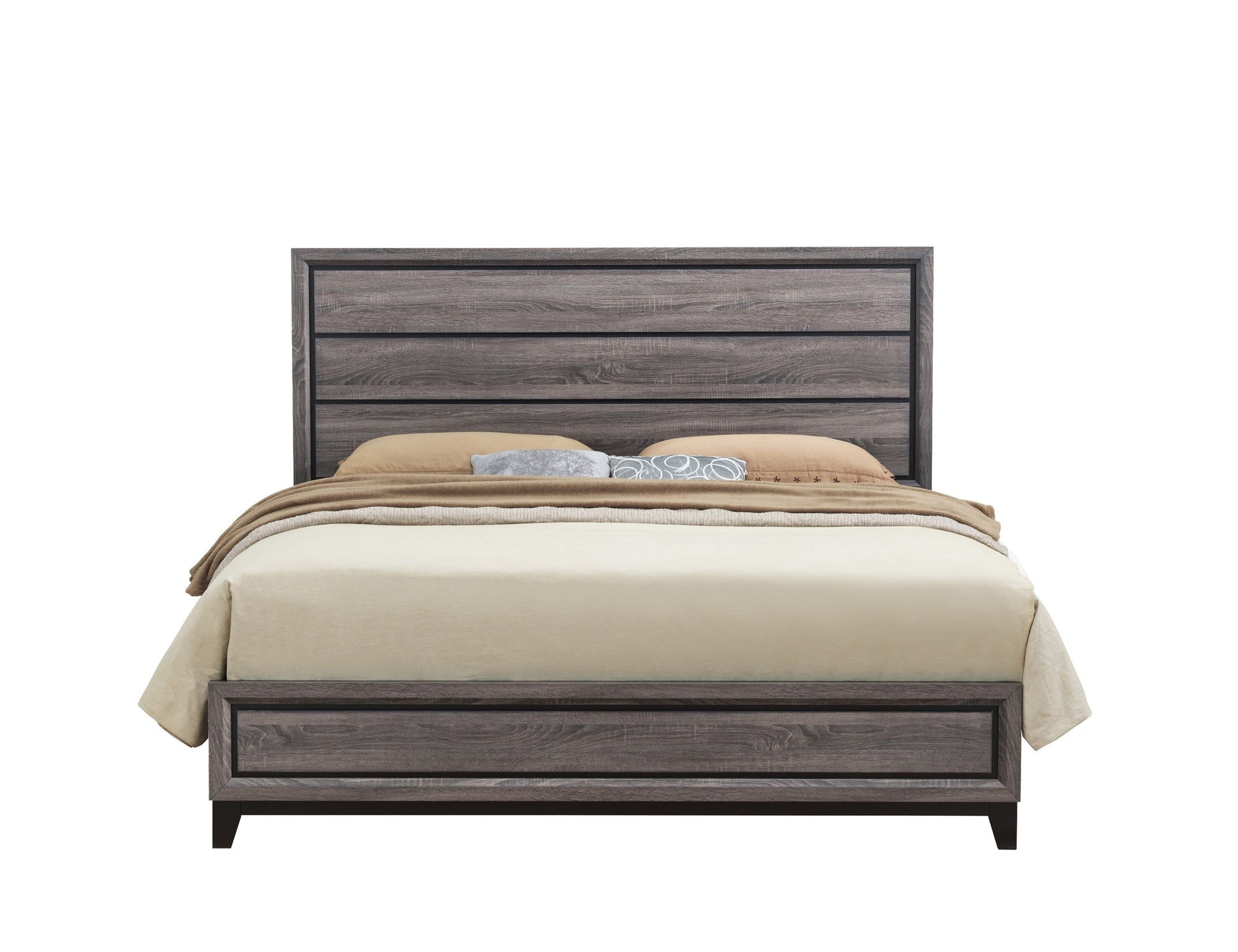 MIRAGE GREY KING BED