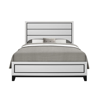 MIRAGE WHITE QUEEN BED