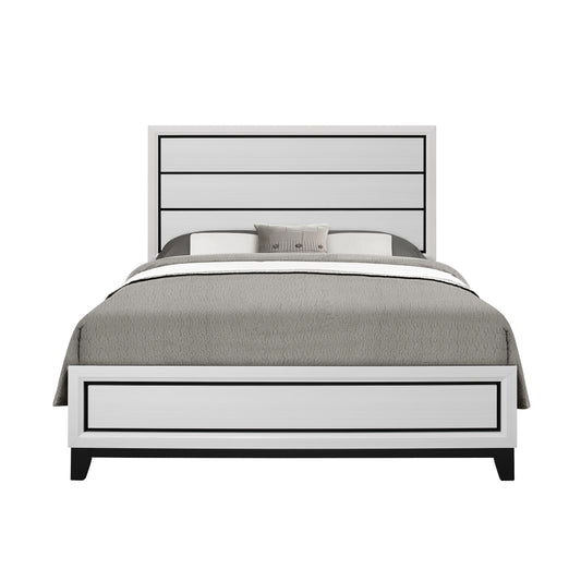 MIRAGE WHITE QUEEN BED