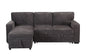 TERRITORY DARK GREY PULL OUT SOFA BED