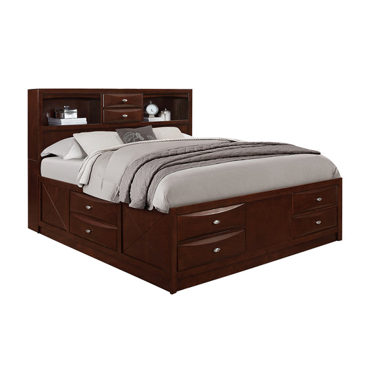 LUCILLE MERLOT KING BED