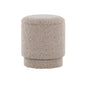 Ottoman Set in Light Brown Fabric