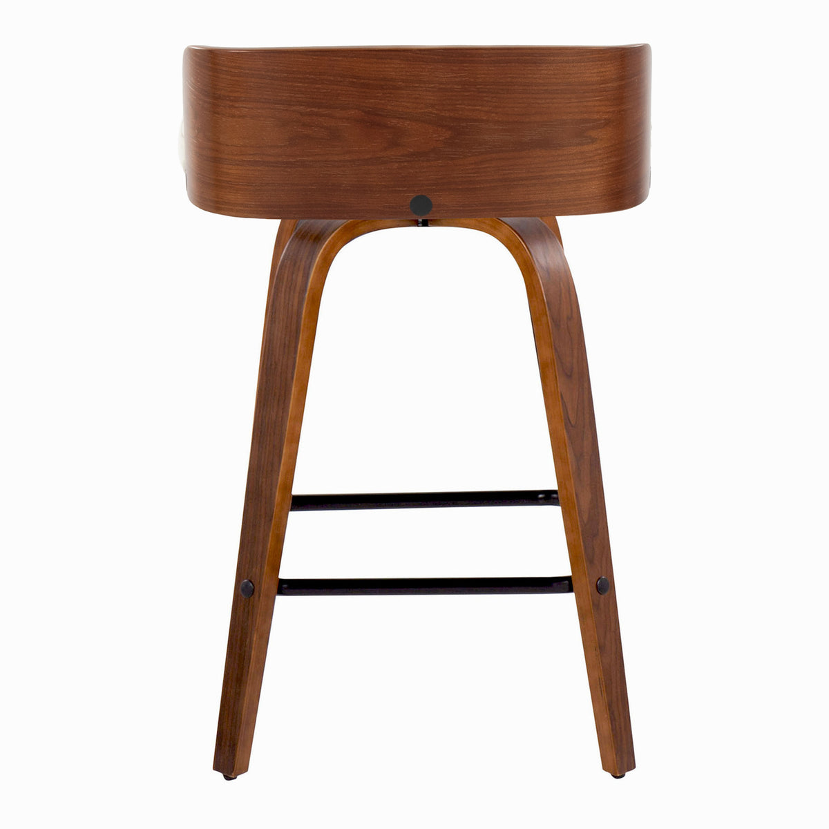 Charcoal Fabric Counter Stools - 2 Swivel Stools