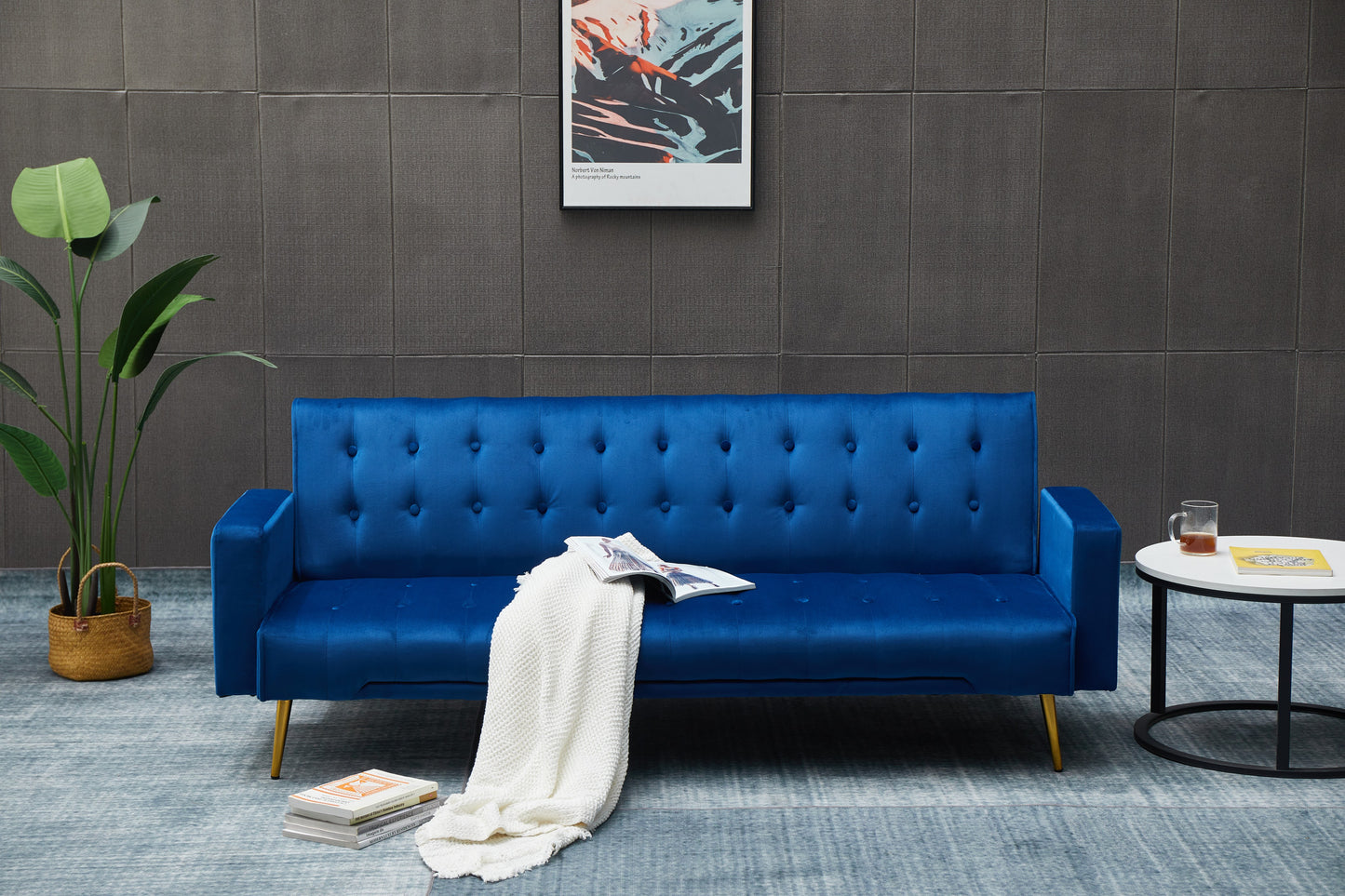 SOFA BED - DARKBLUE
