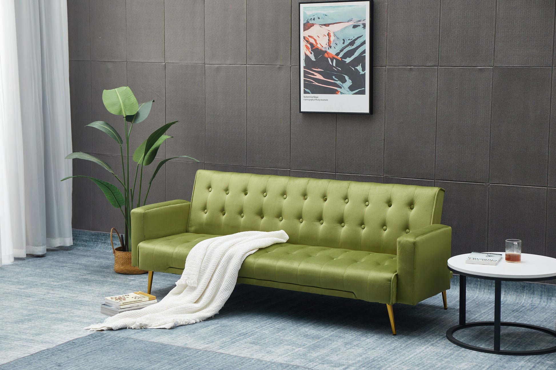 SOFA BED - ARMYGREEN