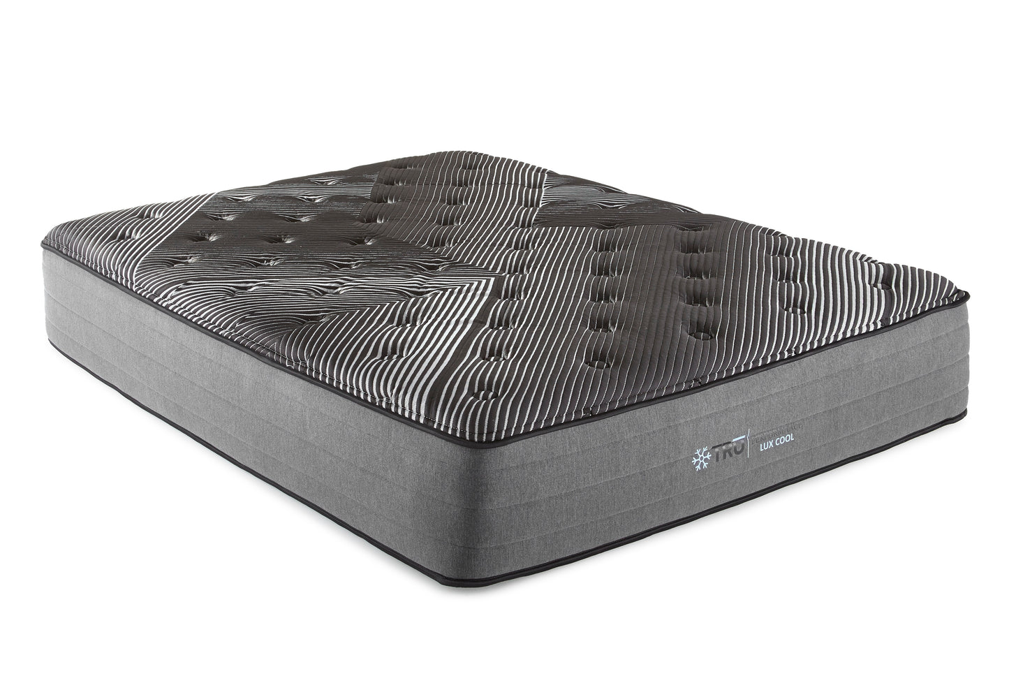 14" Pure Ice Plush Quilted Full Mattress - Black