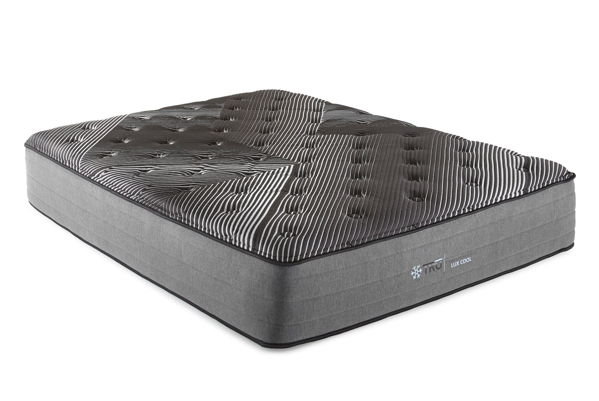 14" Pure Ice Plush Quilted Full Mattress - Black