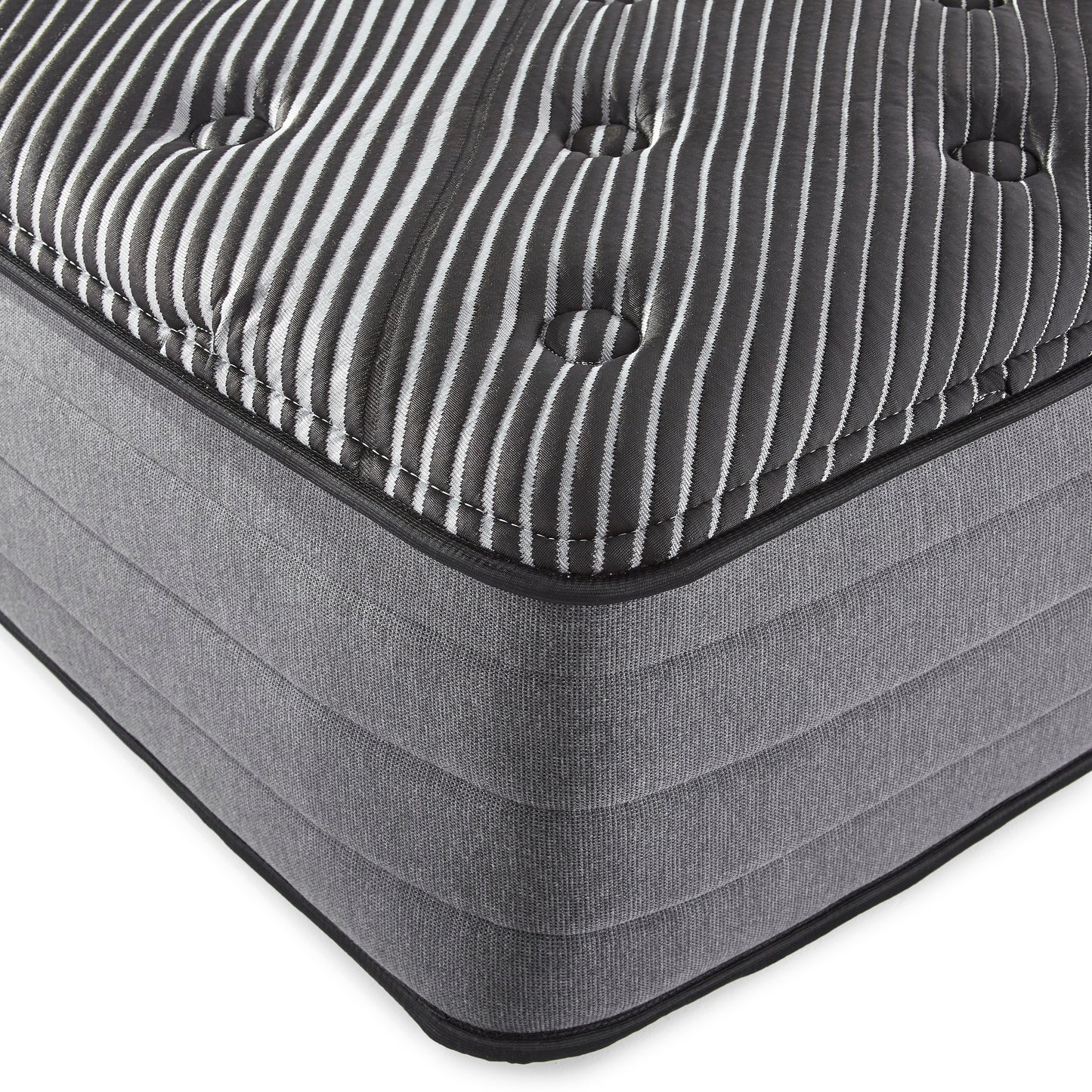 14" Pure Ice Plush Quilted Full Mattress - Black
