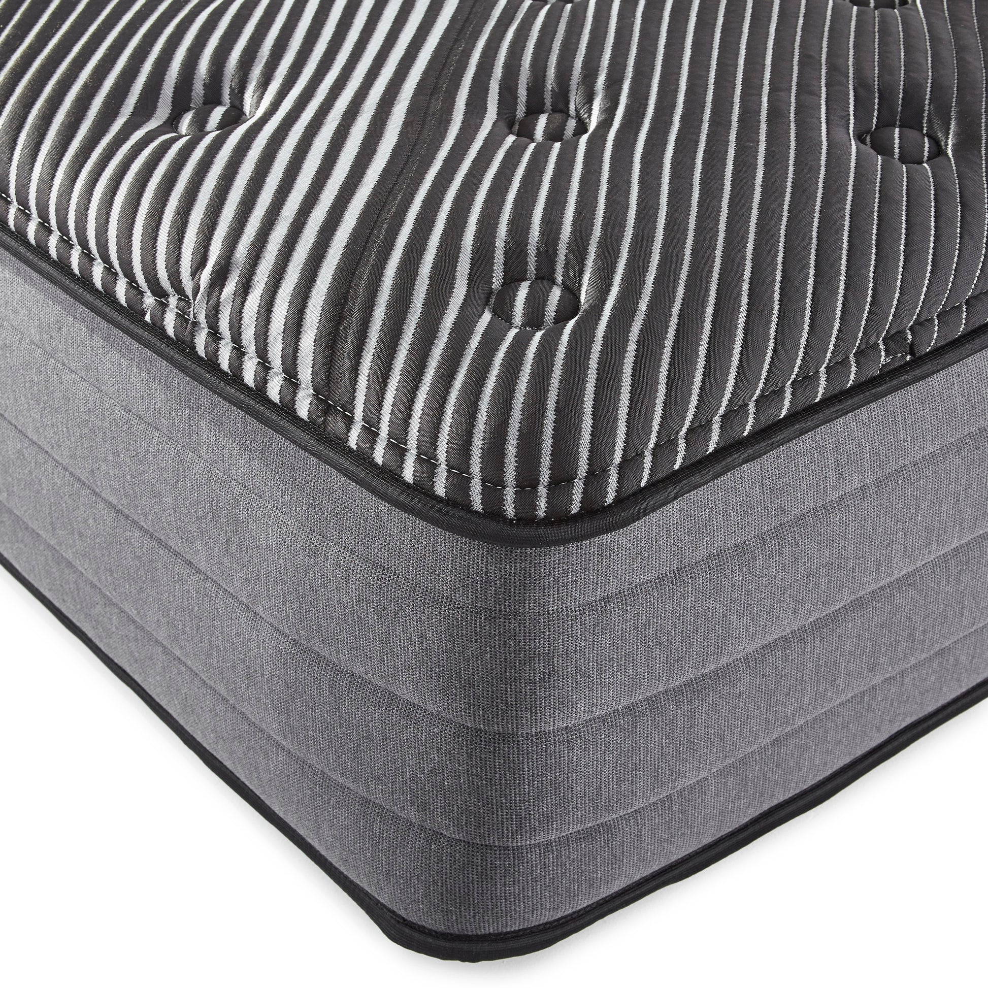 14" Pure Ice Plush Quilted Full Mattress - Black