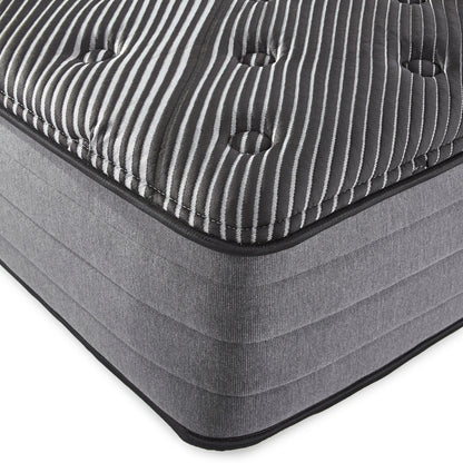 14" Pure Ice Plush Quilted Full Mattress - Black