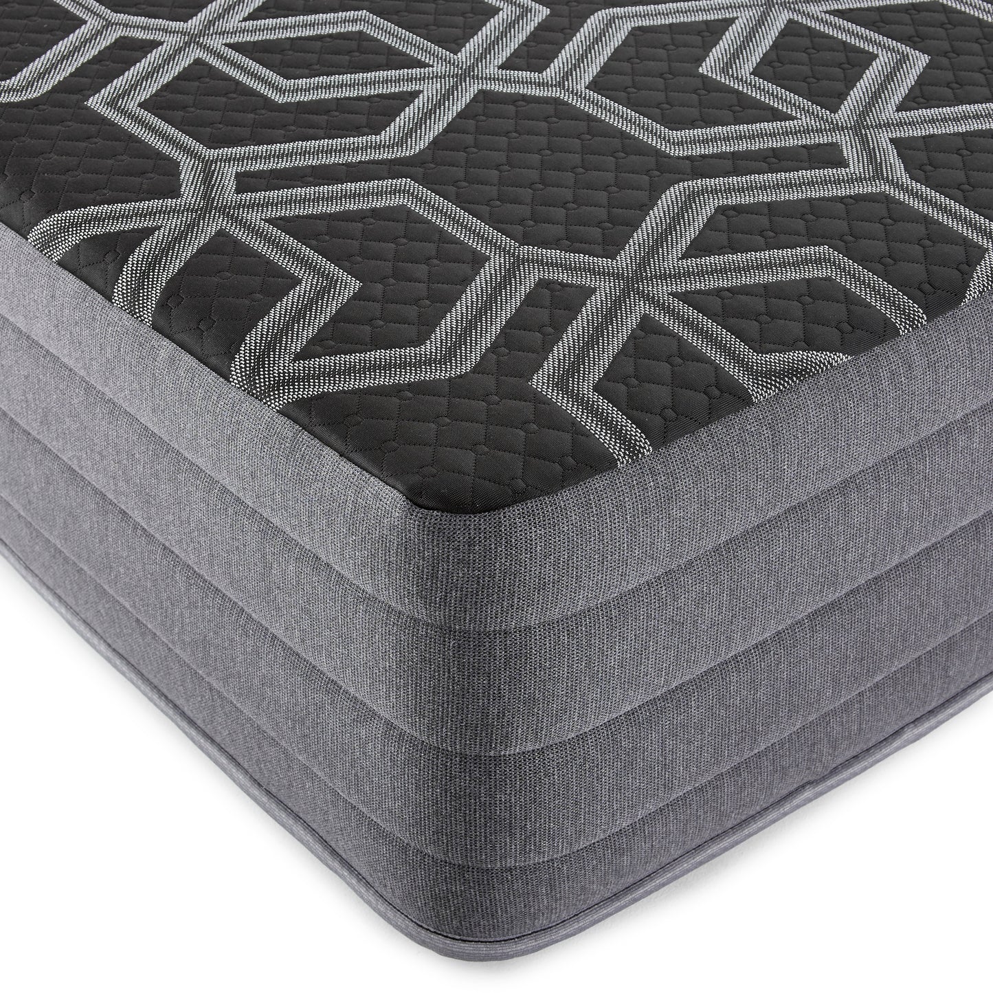 Twin Size Black Foam Spring Mattress