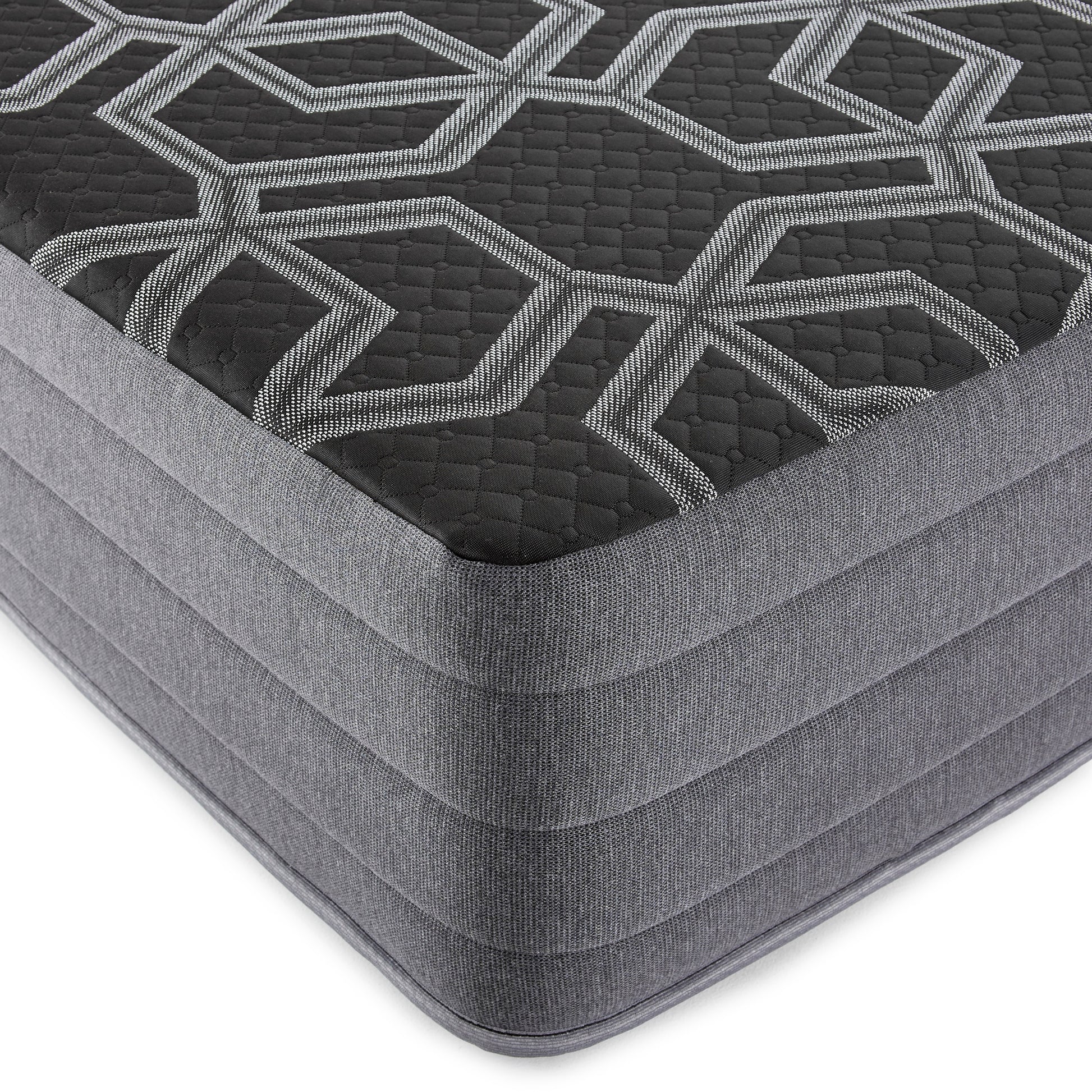 Twin Size Black Foam Spring Mattress