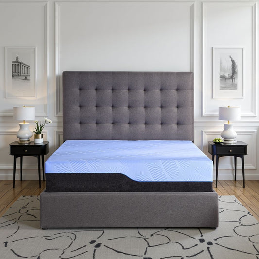 Refresh 12 inch Hybrid Cooling GelCare Memory Foam and Coil Kids Mattress, Twin XL Size