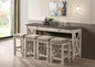 Console Table w/4 Stools