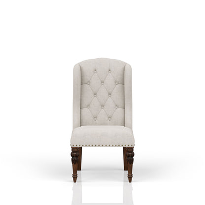 Upholstered Wing Host Chair