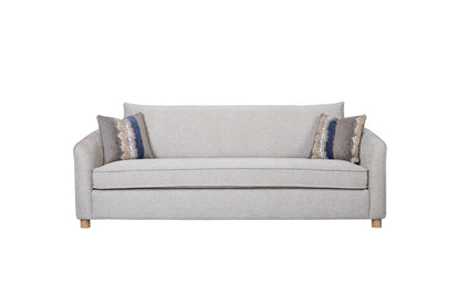 Sofa in Sand Fabric - 2 Down Pillows