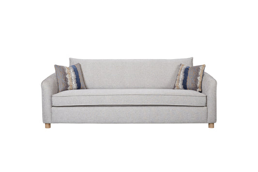 Sofa in Sand Fabric - 2 Down Pillows