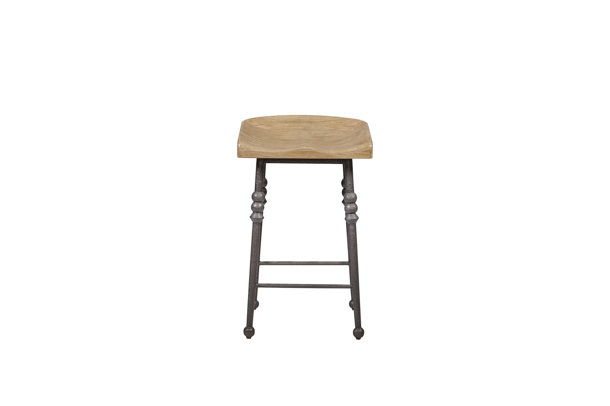 Counter Height Saddle Stool - Cashew (1 Per Carton)