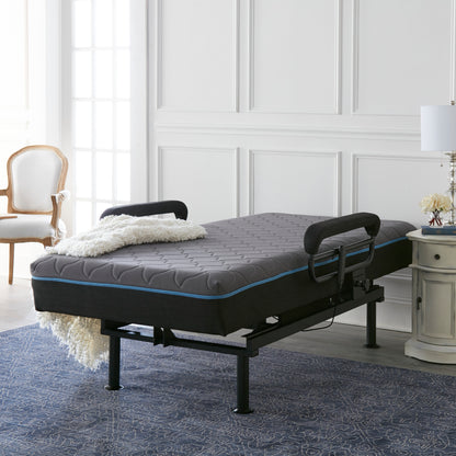Blue Metal Adjustable Bed Twin XL Lift Bed