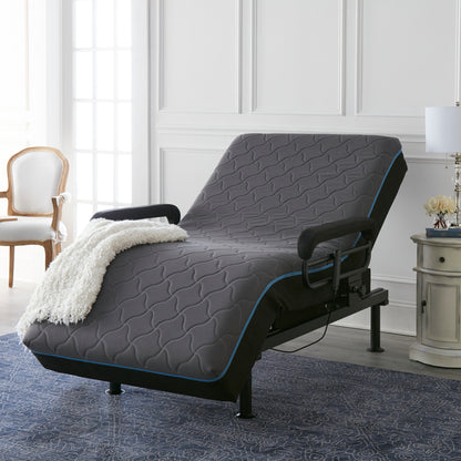 Blue Metal Adjustable Bed Twin XL Lift Bed