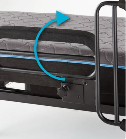 Blue Metal Adjustable Bed Twin XL Lift Bed