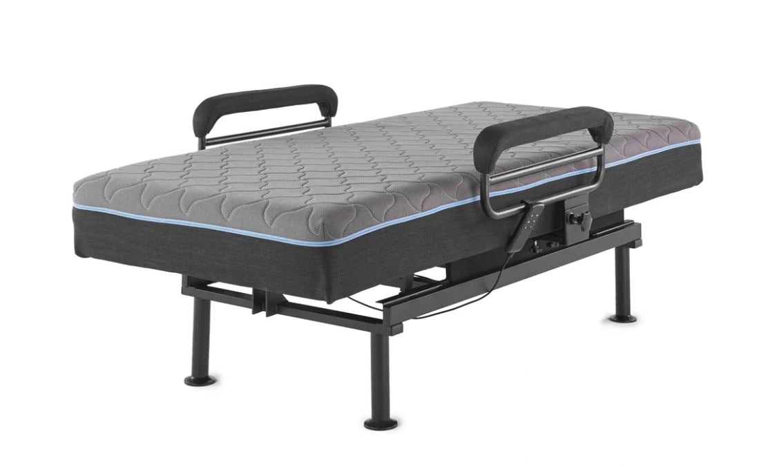 Blue Metal Adjustable Bed Twin XL Lift Bed