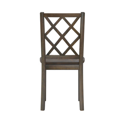 Brown 5 Piece Dining Table Set - Engineered Wood