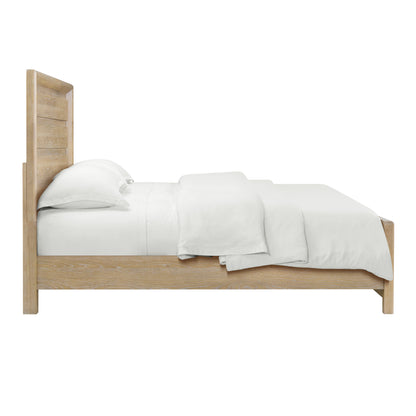 Tan Queen Panel Bed - Simple & Stylish Bedroom Furniture