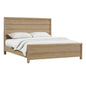 Tan Queen Panel Bed