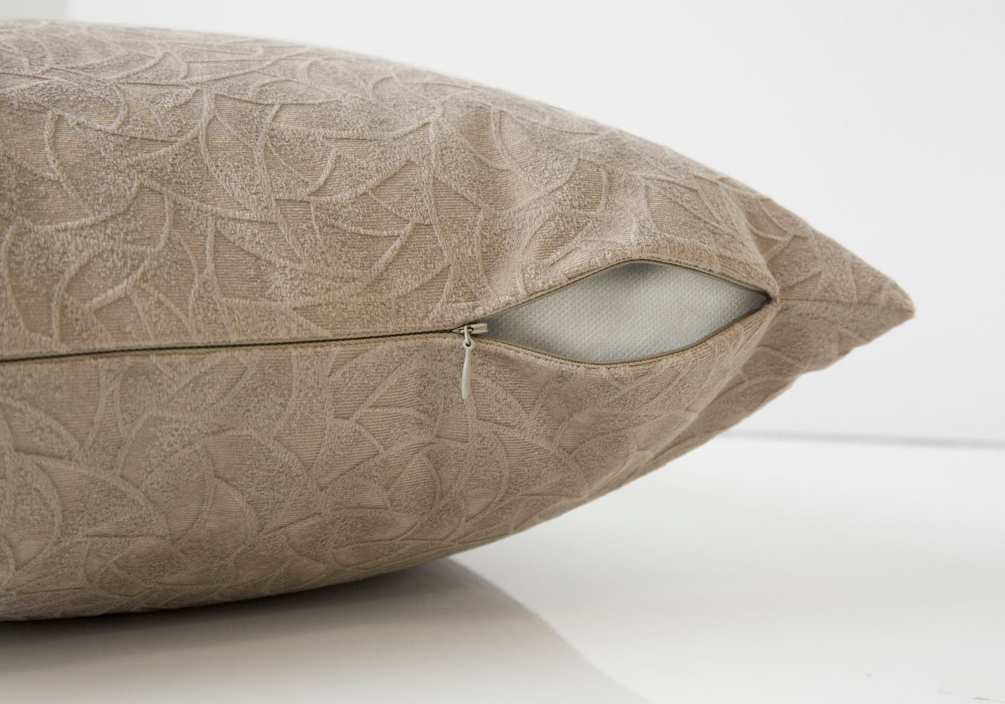 Taupe Decorative Throw Pillow - 18x18 Square