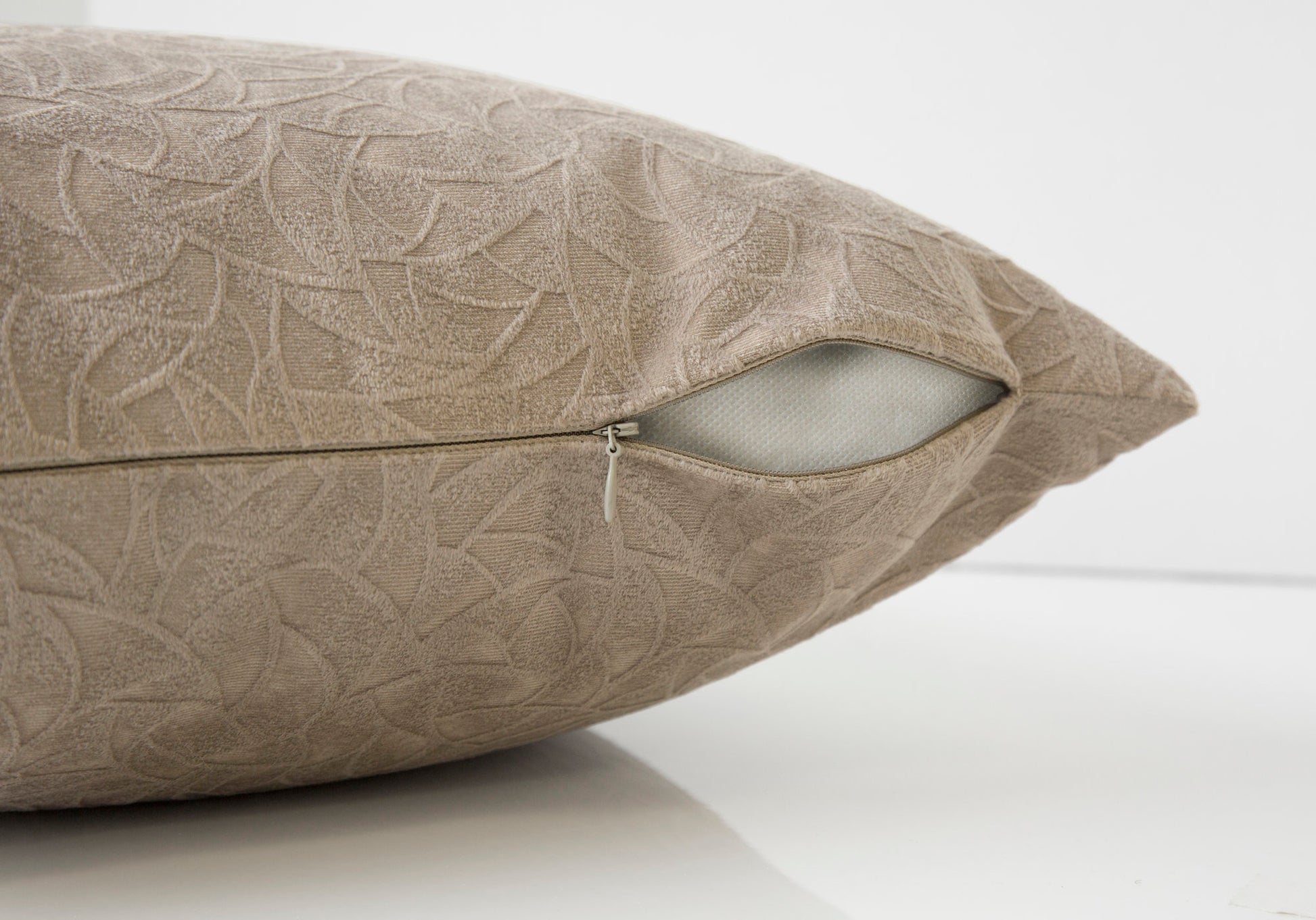 Taupe Decorative Throw Pillow - 18x18 Square