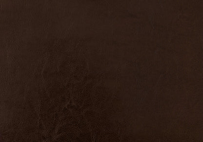 Queen Upholstered Bed - Brown Faux Leather Frame for Bedroom