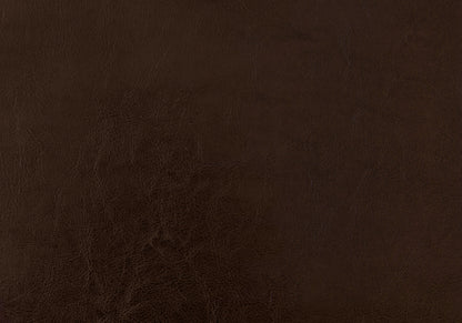 Twin Size Upholstered Bed Frame Brown Faux Leather for Bedroom