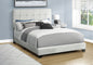 Bed, Full Size, Bedroom, Upholstered, Frame Only, Transitional