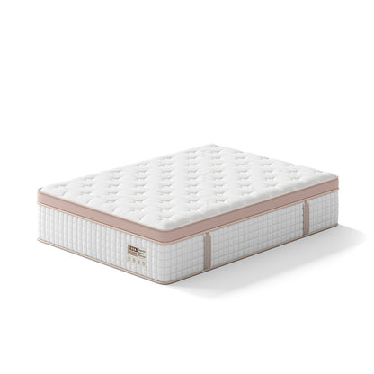 14 Inch Firm Hybrid Mattress – Full Size – Gel Memory Foam & Pocket Springs – Pressure Relief, Motion Isolation, Ergonomic Modern Bed