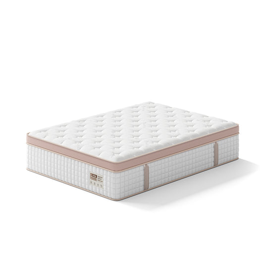 14 Inch Firm Hybrid Mattress – Full Size – Gel Memory Foam & Pocket Springs – Pressure Relief, Motion Isolation, Ergonomic Modern Bed