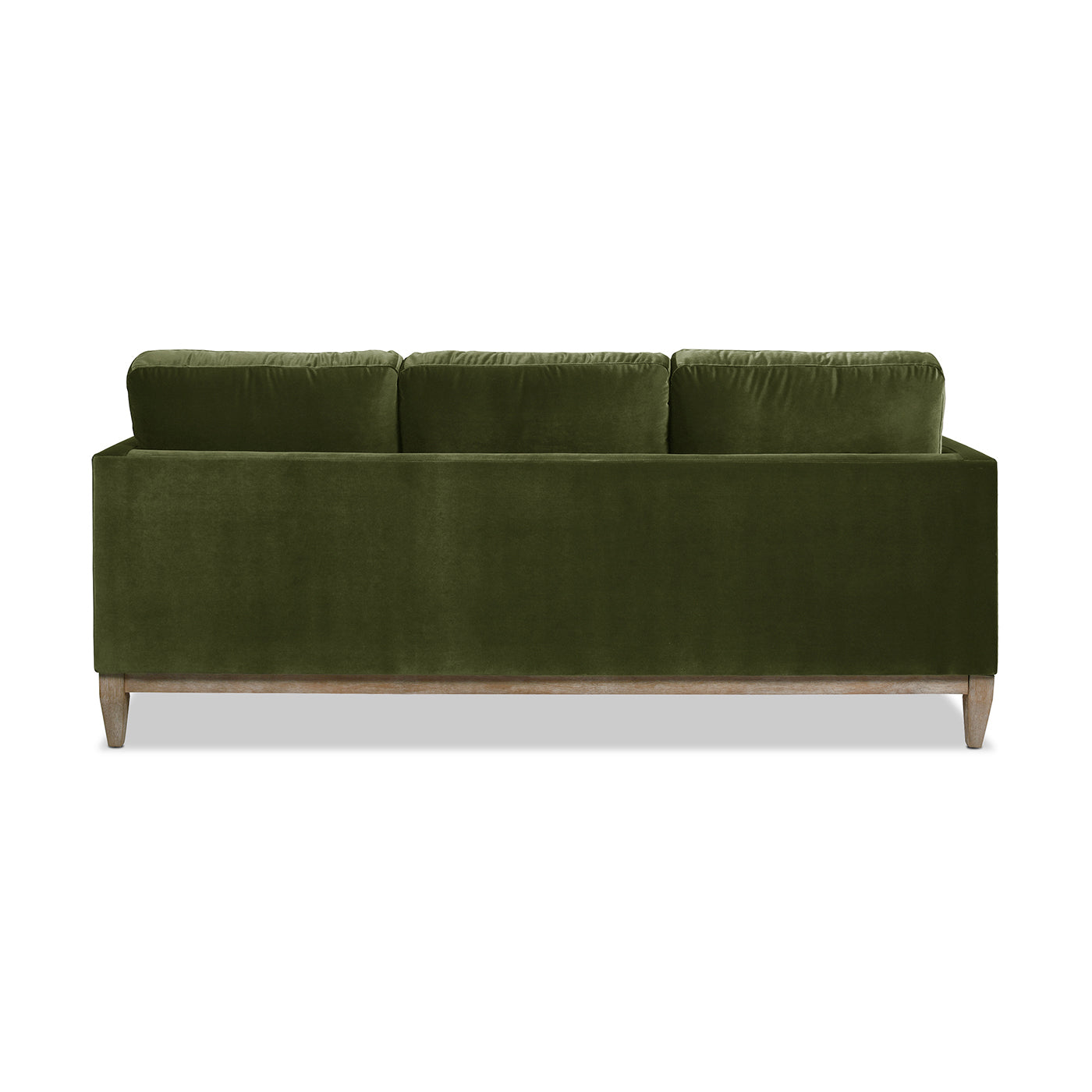 84" Green Velvet Sofa - Farmhouse Style