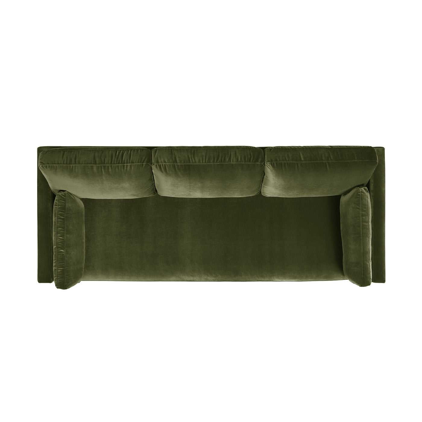84" Green Velvet Sofa - Farmhouse Style