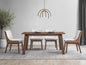 Ginny 5 pieces Walnut Finish w/ Side Chairs Dining Room Set