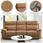 Chavis Brown Leather Sofa - Power Motion & USB Ports