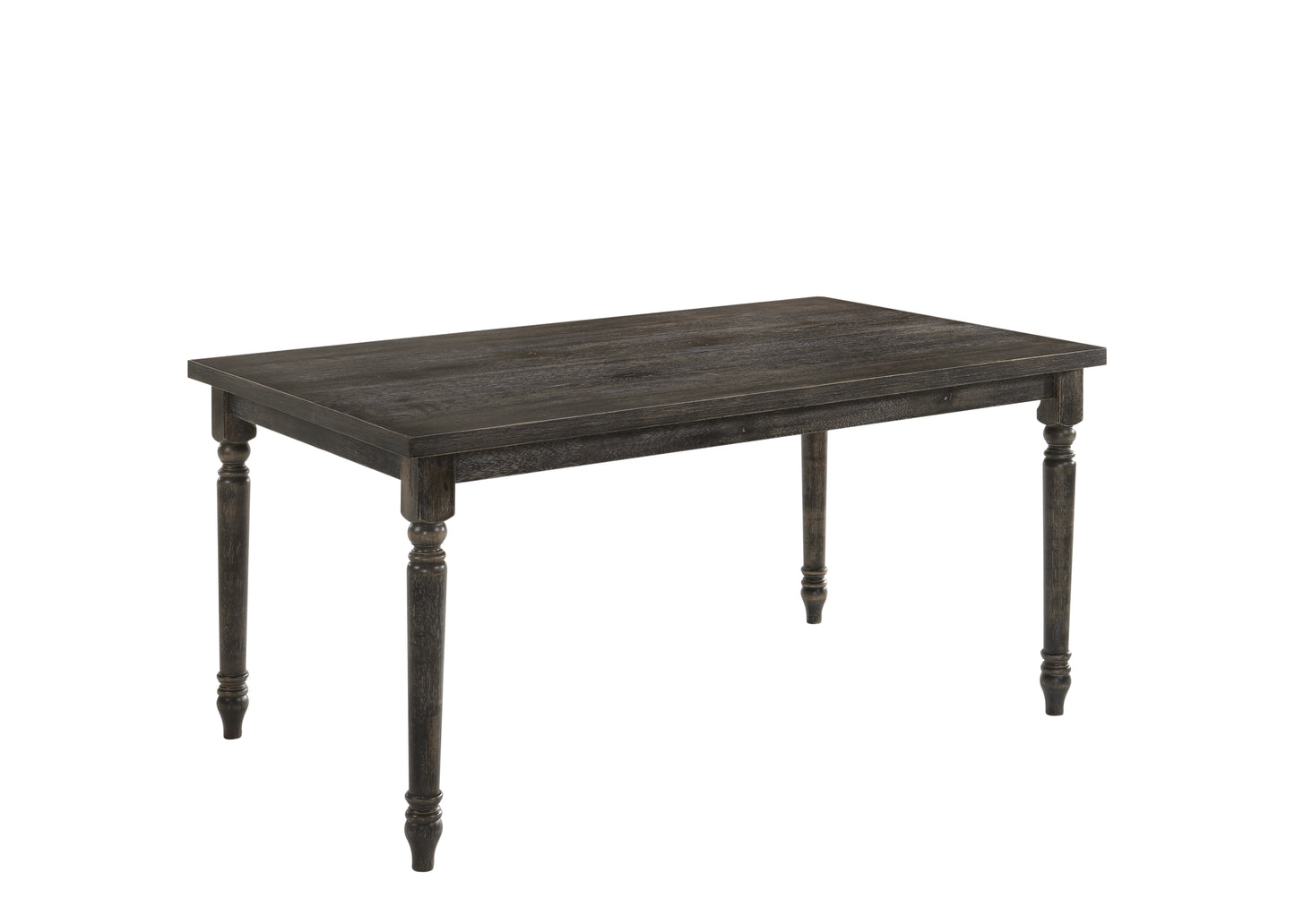 Gray Dining Table Set - 7 Chairs for Kitchen Dining Rooms