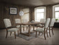Bernard Weathered 7PCs Oak Finish Dining Room Set