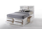 Ireland White Finish EK Bed W/Storage (EK Bed Only)