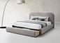 Orane Gray Fabric Queen Bed w/Storage