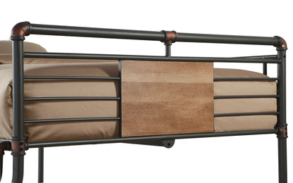 Brantley Bunk Bed - Black & Dark Bronze XL/Queen