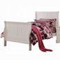 Louis Philippe III White Finish Full Bed